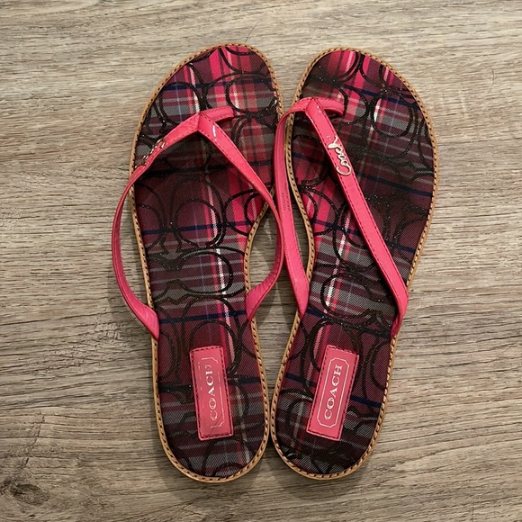 Coach flip flops size 10B Delvynn - Picture 2 of 8